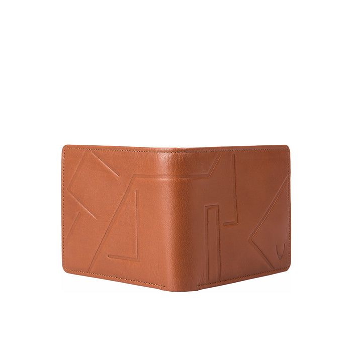 300-030 Tan Leather Bi-Fold Wallet