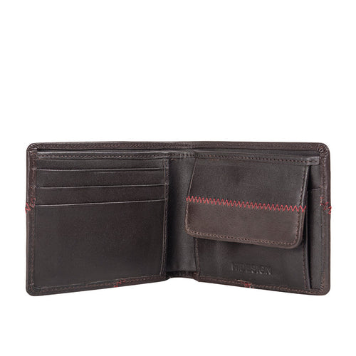 301-030 Brown Leather Bi-Fold Wallet