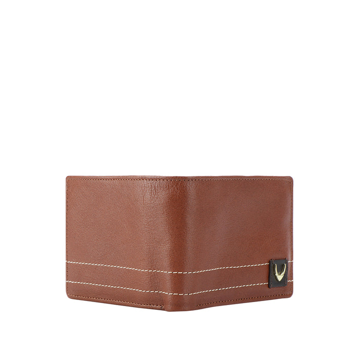 311-2020 Sb Tan Leather Bi-Fold Wallet