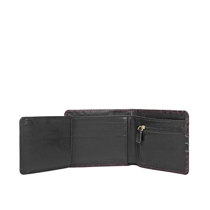 311-490 Sb Brown Leather Bi-Fold Wallet