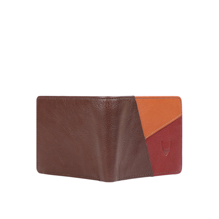 312-030  Brown Leather Bi-Fold Wallet