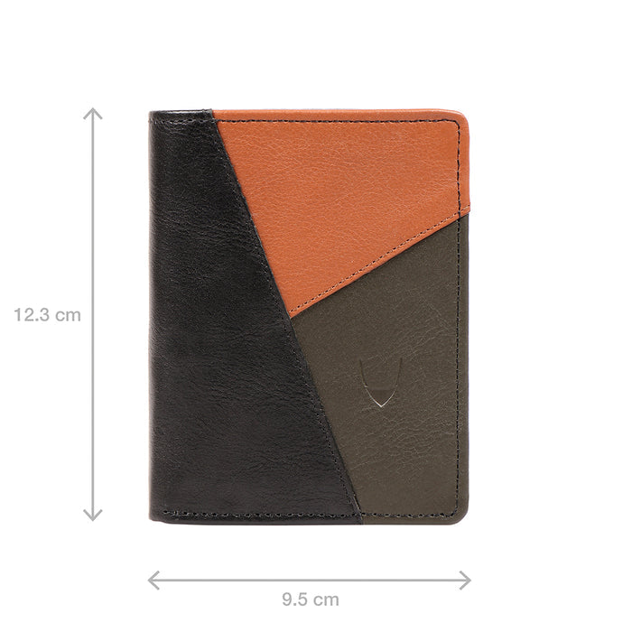 312-108 Tf  Black Leather Bi-Fold Wallet