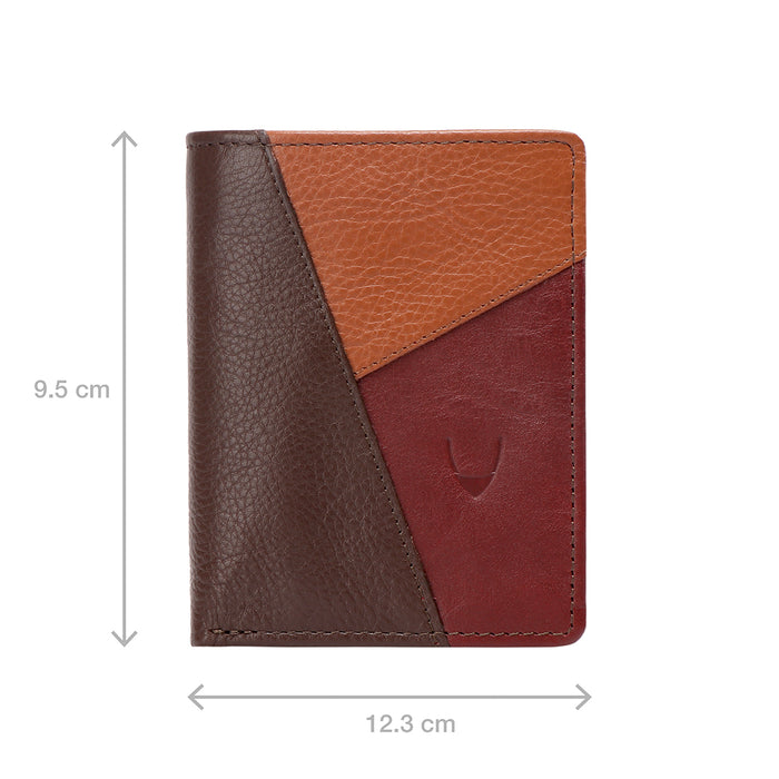 312-108 Tf  Brown Leather Bi-Fold Wallet