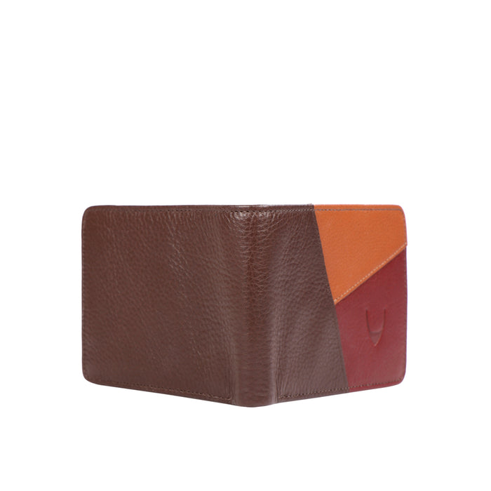 312-2020  Brown Leather Bi-Fold Wallet