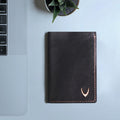 314-259 Tf  Black Leather Trifold Wallet