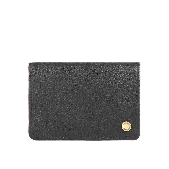 317-020 Ch(Id) Black Leather Bi-Fold Wallet