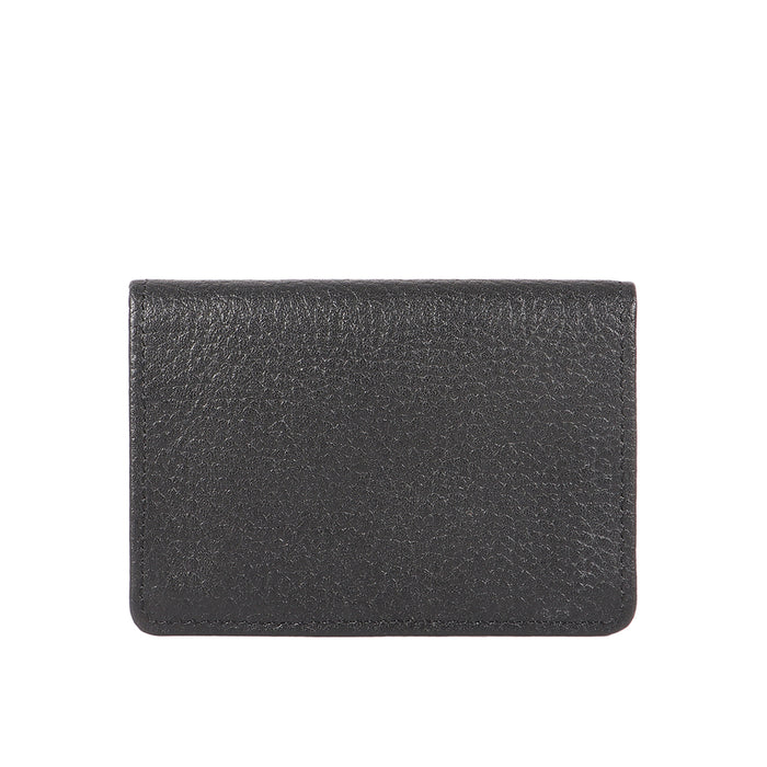 317-020 Ch(Id) Black Leather Bi-Fold Wallet