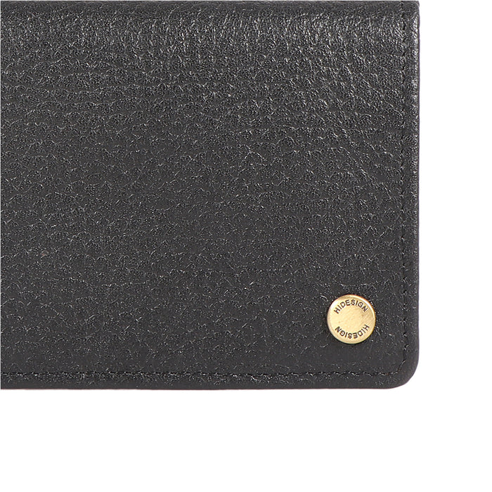 317-020 Ch(Id) Black Leather Bi-Fold Wallet