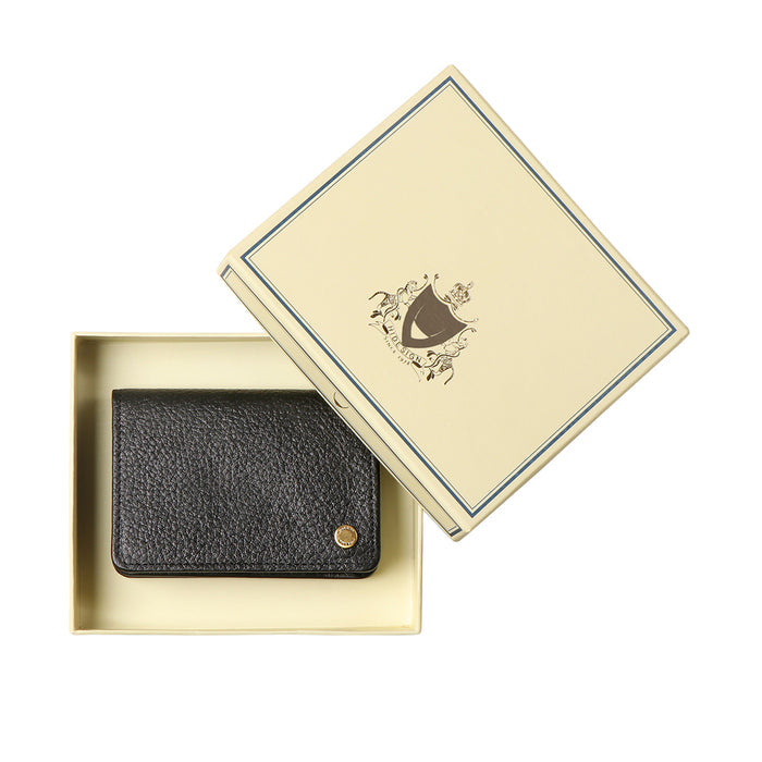 317-020 Ch(Id) Black Leather Bi-Fold Wallet