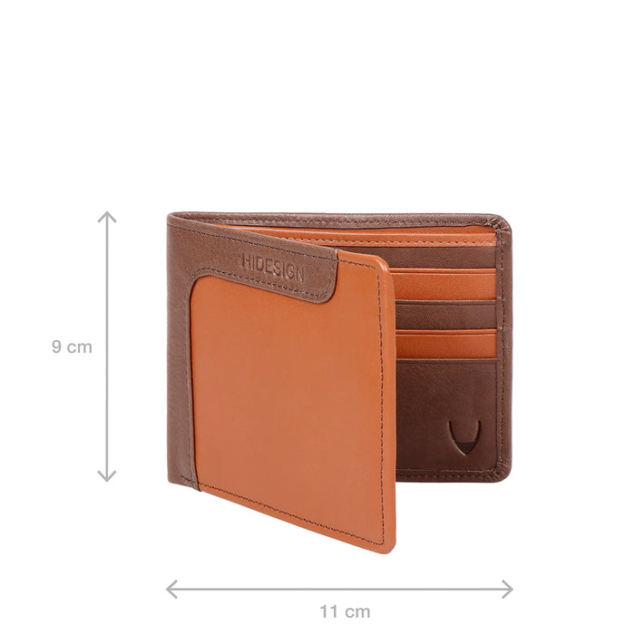 365-036  Tan Leather Bi-Fold Wallet