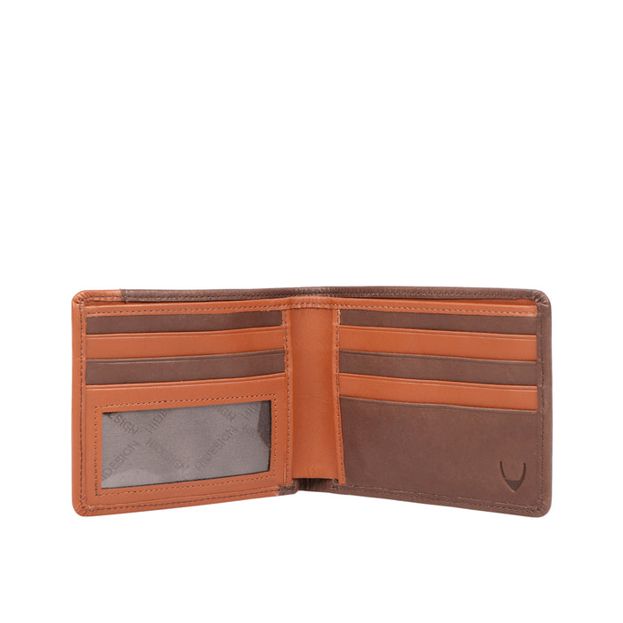 365-036  Tan Leather Bi-Fold Wallet