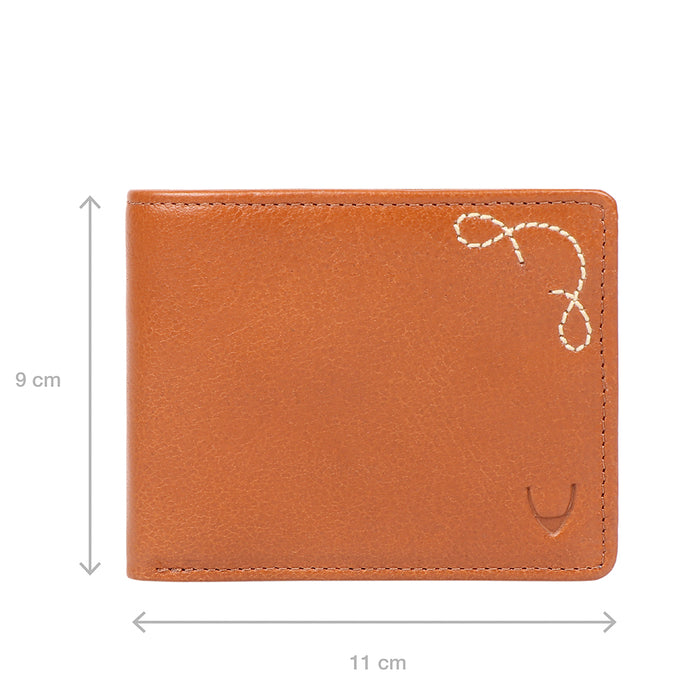 367-L103  Tan Leather Bi-Fold Wallet