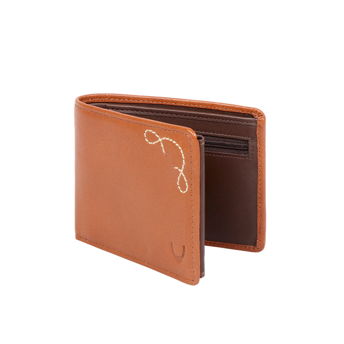 367-L103  Tan Leather Bi-Fold Wallet