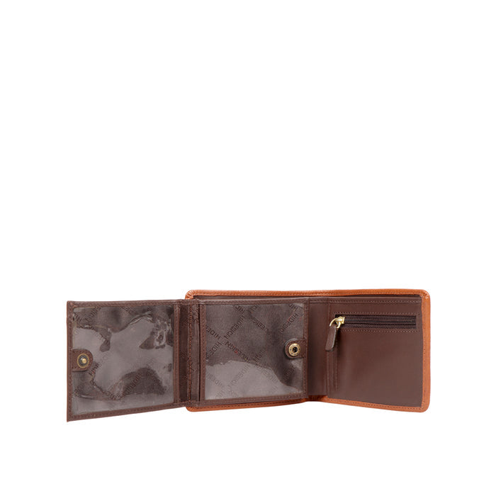 367-L103  Tan Leather Bi-Fold Wallet