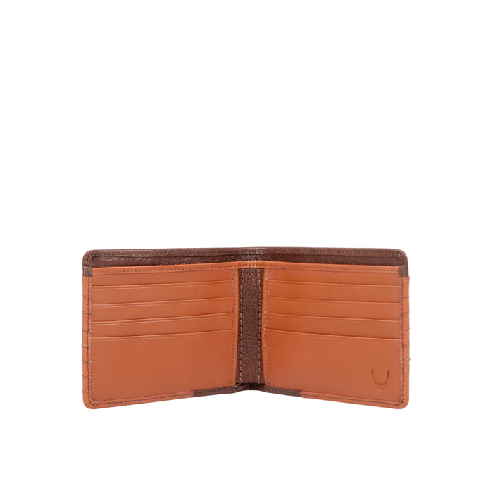 368-017  Tan Leather Bi-Fold Wallet
