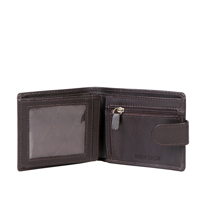 38 Brown Leather Bi-Fold Wallet
