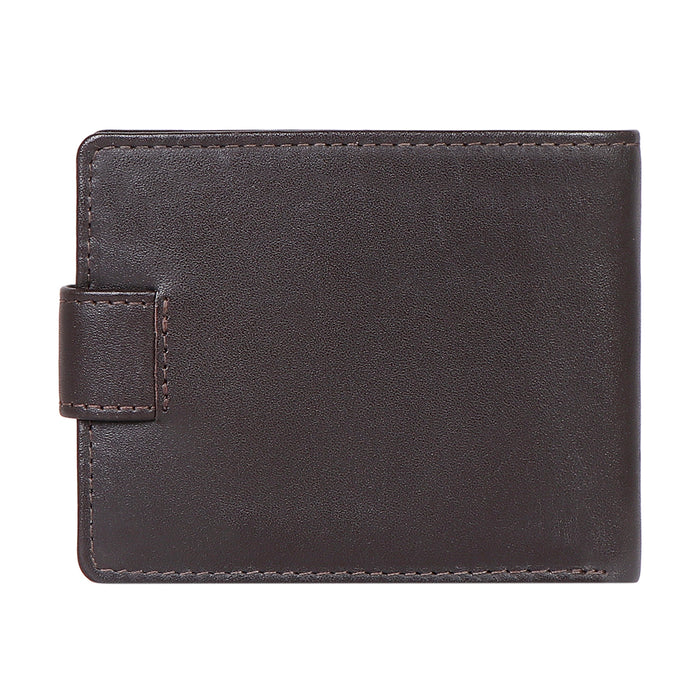 38 Brown Leather Bi-Fold Wallet