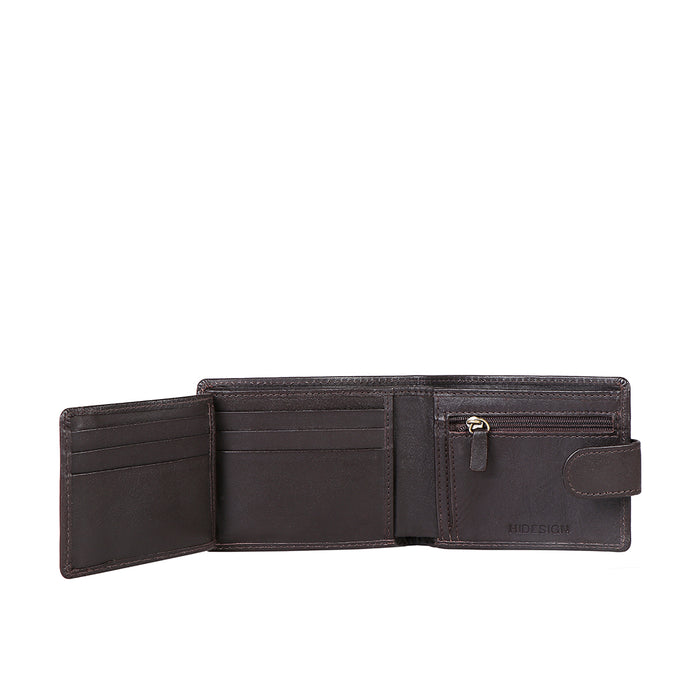 38 Brown Leather Bi-Fold Wallet