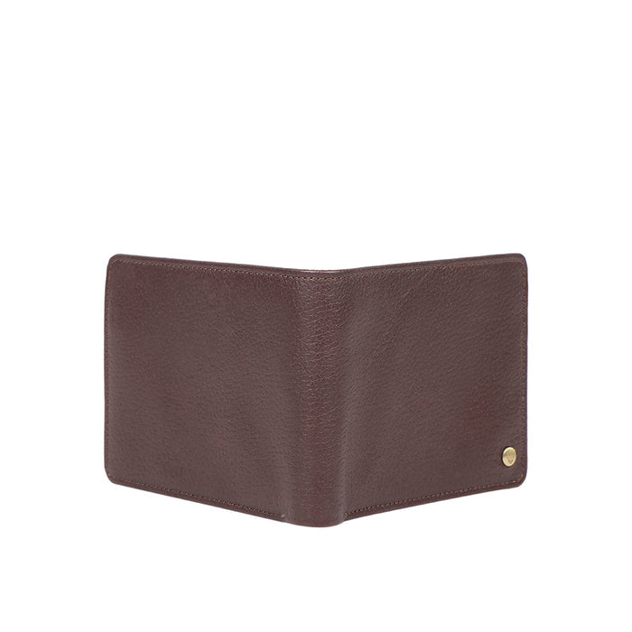 380-030 Sb Brown Leather Bi-Fold Wallet