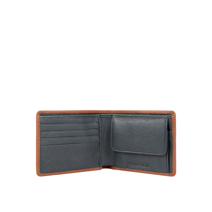 380-030 Sb Tan Leather Bi-Fold Wallet