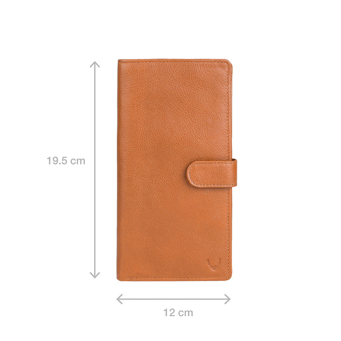 486 Rf Tan Leather Passport Holder