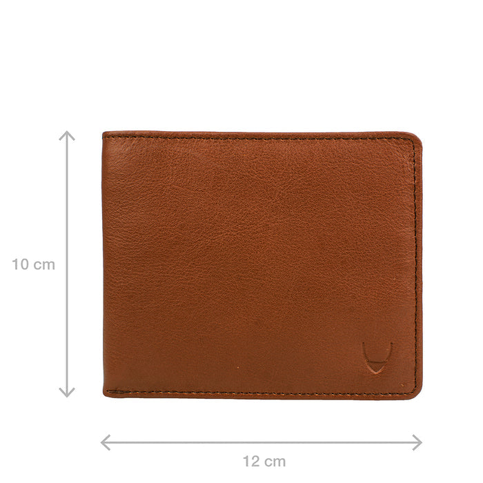 490 Tan Leather Bi-Fold Wallet