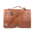 Ace Tan Leather  Briefcase