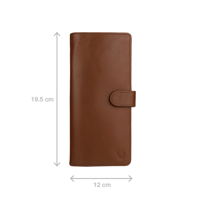 Adhara W1 Tan Leather Bi-Fold Wallet