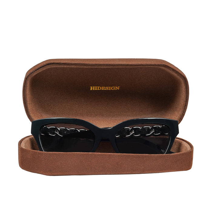 Aegina Women's Grey Cat Eye Sunglasses