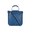 Affair 01 Blue Leather Satchel