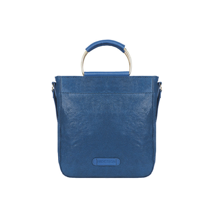 Affair 01 Blue Leather Satchel