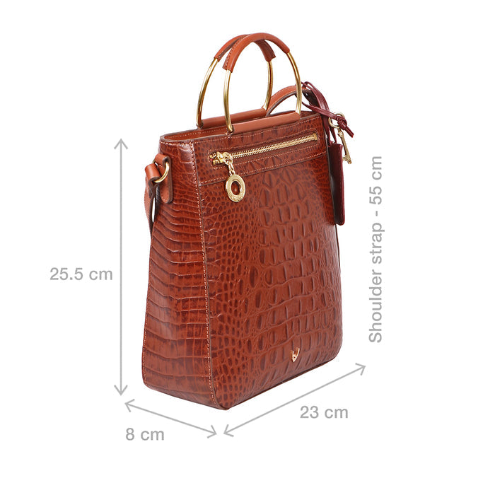 Affair 01 Tan Leather Satchel