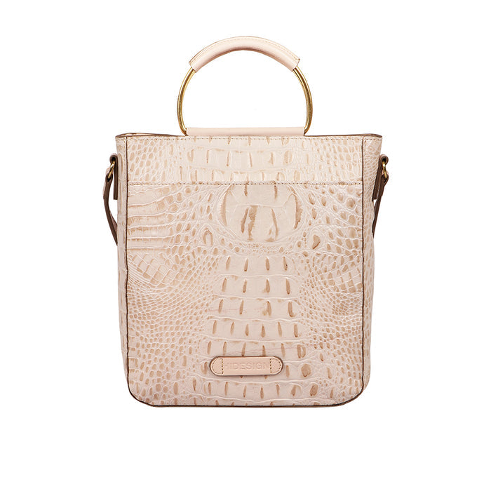 Affair 01 White Leather Satchel