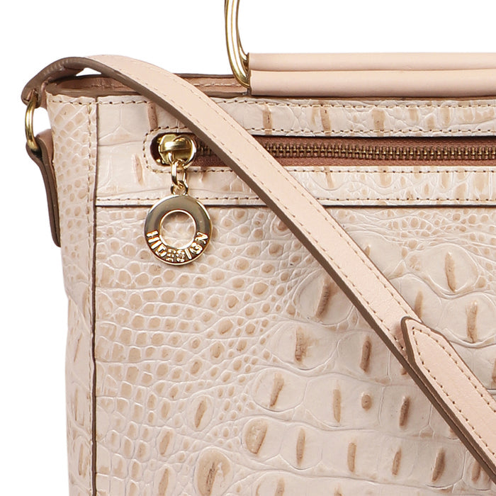 Affair 01 White Leather Satchel