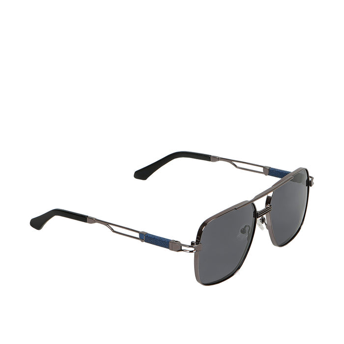 Ajax Men's Grey Aviator Sunglasses