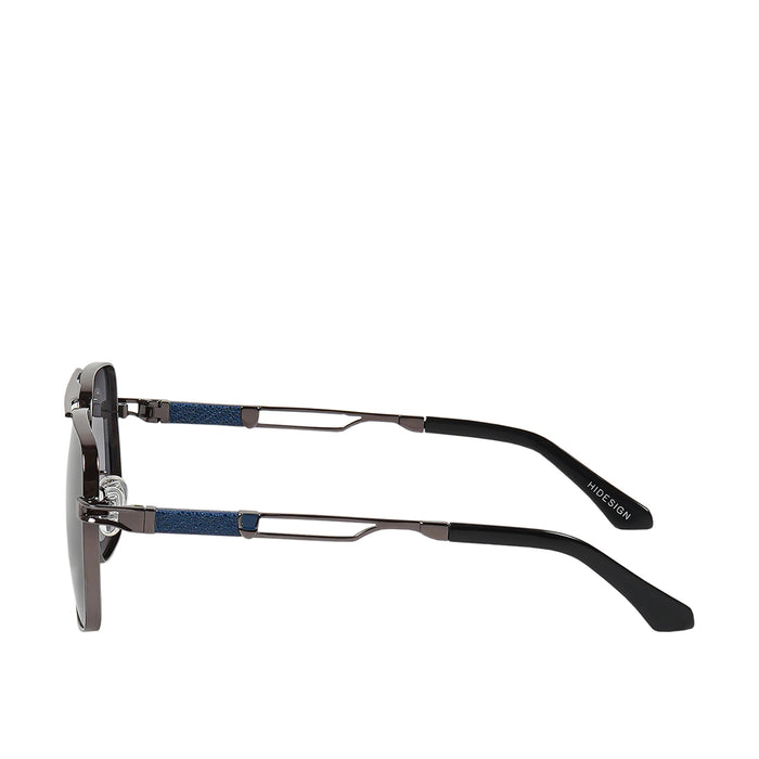 Ajax Men's Grey Aviator Sunglasses
