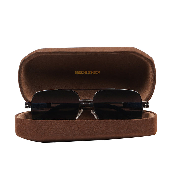 Ajax Men's Grey Aviator Sunglasses