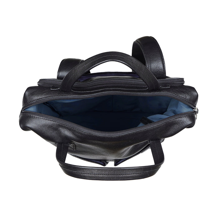 Akasaka 01 Black Leather  Backpack