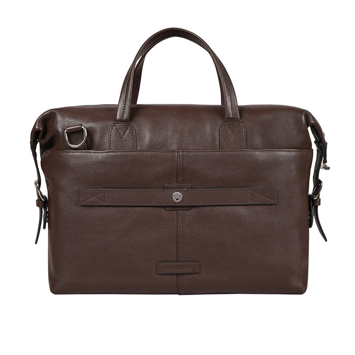 Akasaka 02 Brown Leather  Briefcase