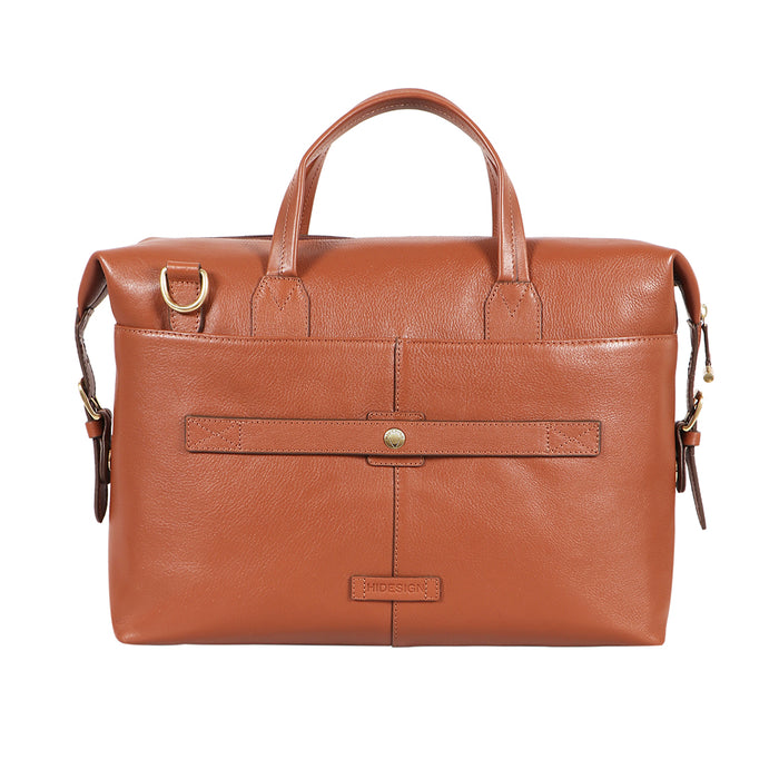 Akasaka 02 Tan Leather  Briefcase