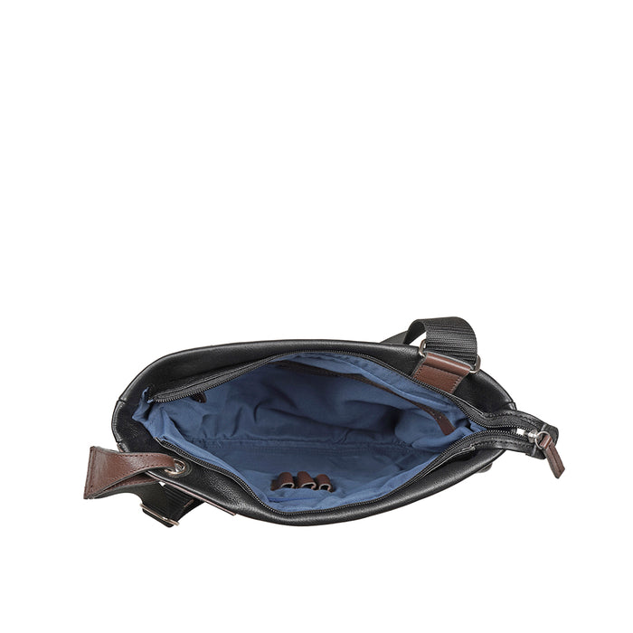 Akasaka 03 Black Leather Crossbody