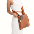 Akasaka 03 Tan Leather Crossbody