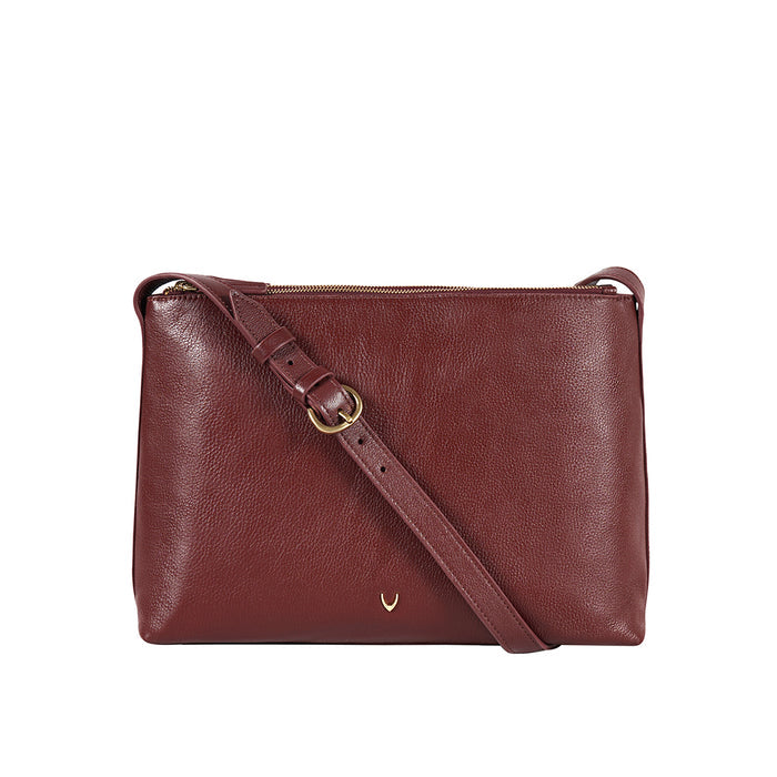 Akasaka 04 Marsala Leather Shoulder Bag