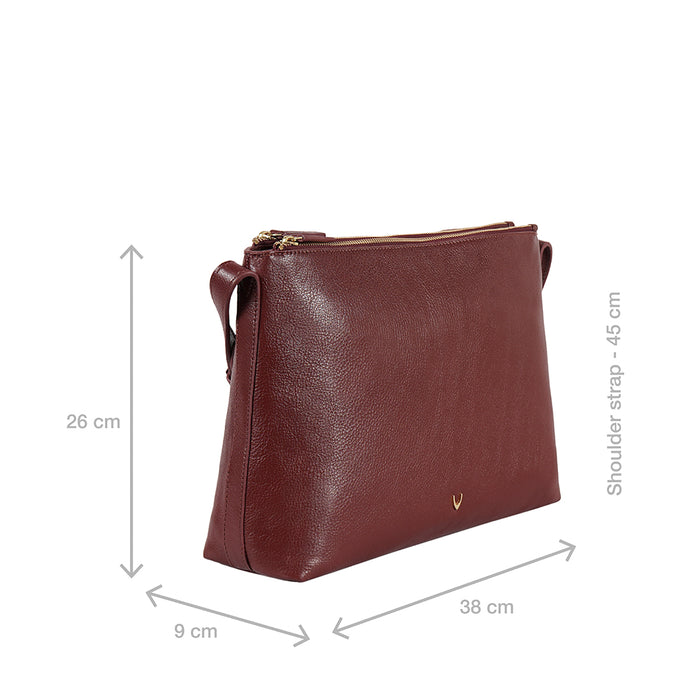 Akasaka 04 Marsala Leather Shoulder Bag