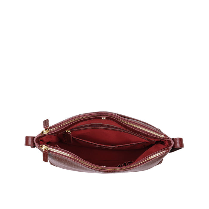Akasaka 04 Marsala Leather Shoulder Bag