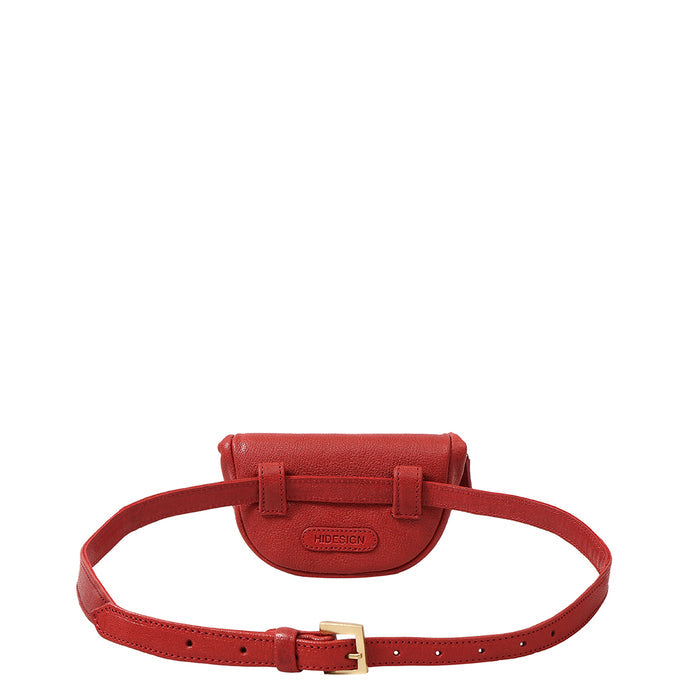 Akasaka 05 Red Leather Belt Bag