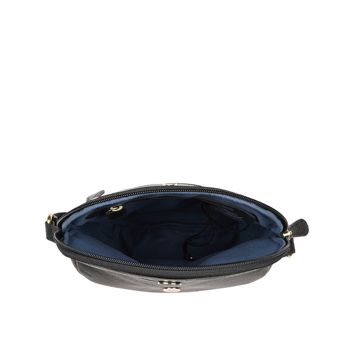 Akasaka 06 Black Leather Sling Bag