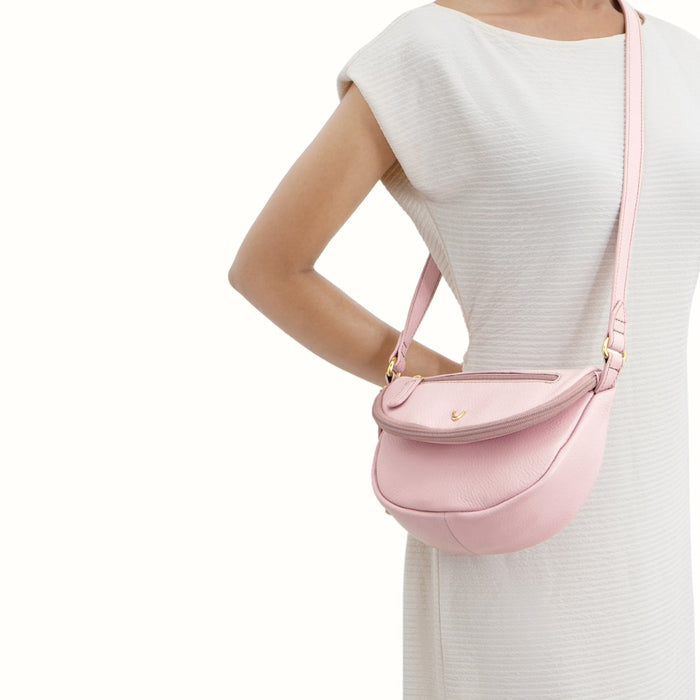 Akasaka 06 Pink Leather Sling Bag
