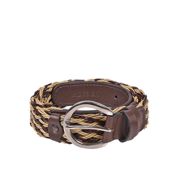 Alessa 02 Women's Brown Non Reversible Leather Belt