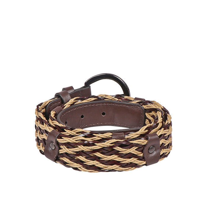 Alessa 02 Women's Brown Non Reversible Leather Belt